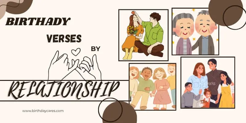 birthday verses by relationship