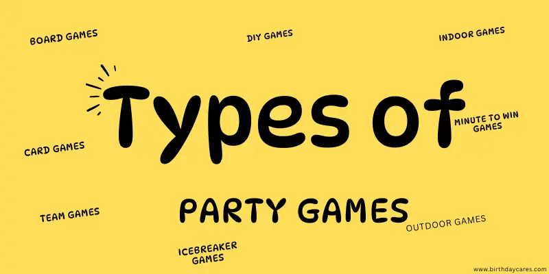 types of party games