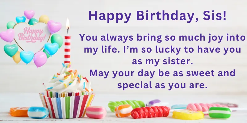 Sweet Birthday Wishes For Sister Sweet Birthday Wishes for Sister