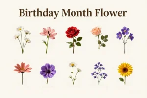 Birthday months flowers