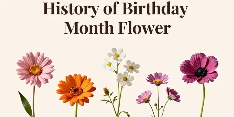 history of birthday months flowers