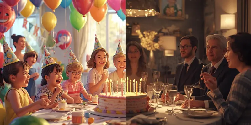 milestone birthday for kids vs adults