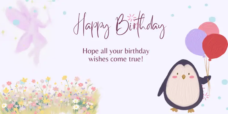 Reflective birthday wishes